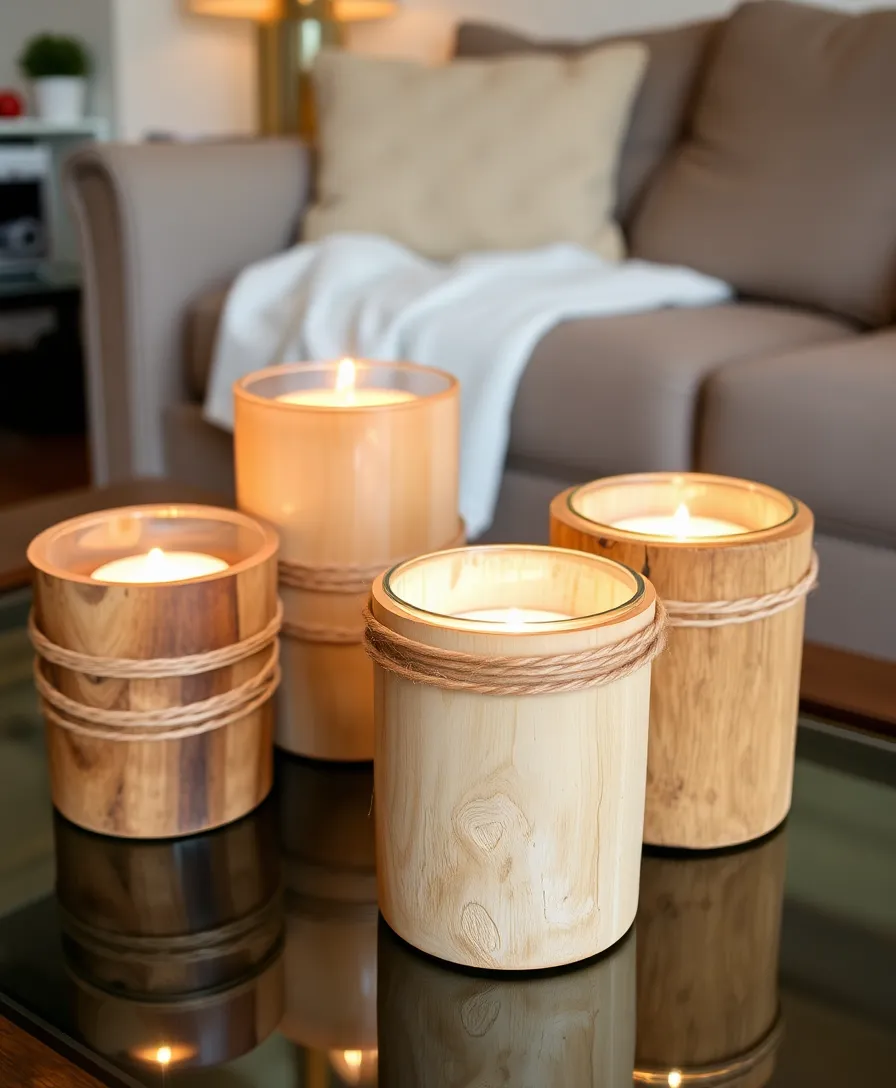 25 Budget DIY Home Decor Ideas That Will Transform Your Space Instantly! - 11. DIY Candle Holders