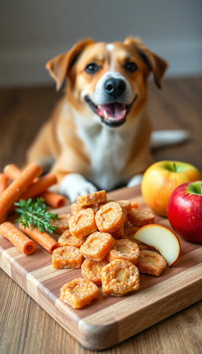 20 Homemade Pet Food Recipes That Will Make Your Furry Friend Jump for Joy (Wait Until You Try #11!) - 6. Carrot and Apple Chews