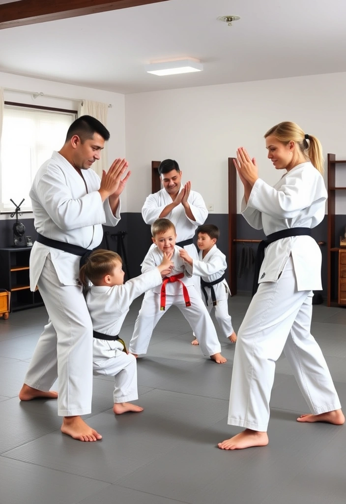 15 Family Workouts That Make Getting Fit a Blast (You’ll Love #7!) - 13. Family Martial Arts