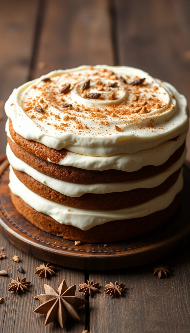 21 Fall-Themed Cake Ideas That'll Make Your Taste Buds Dance! - 9. Chai Latte Cake