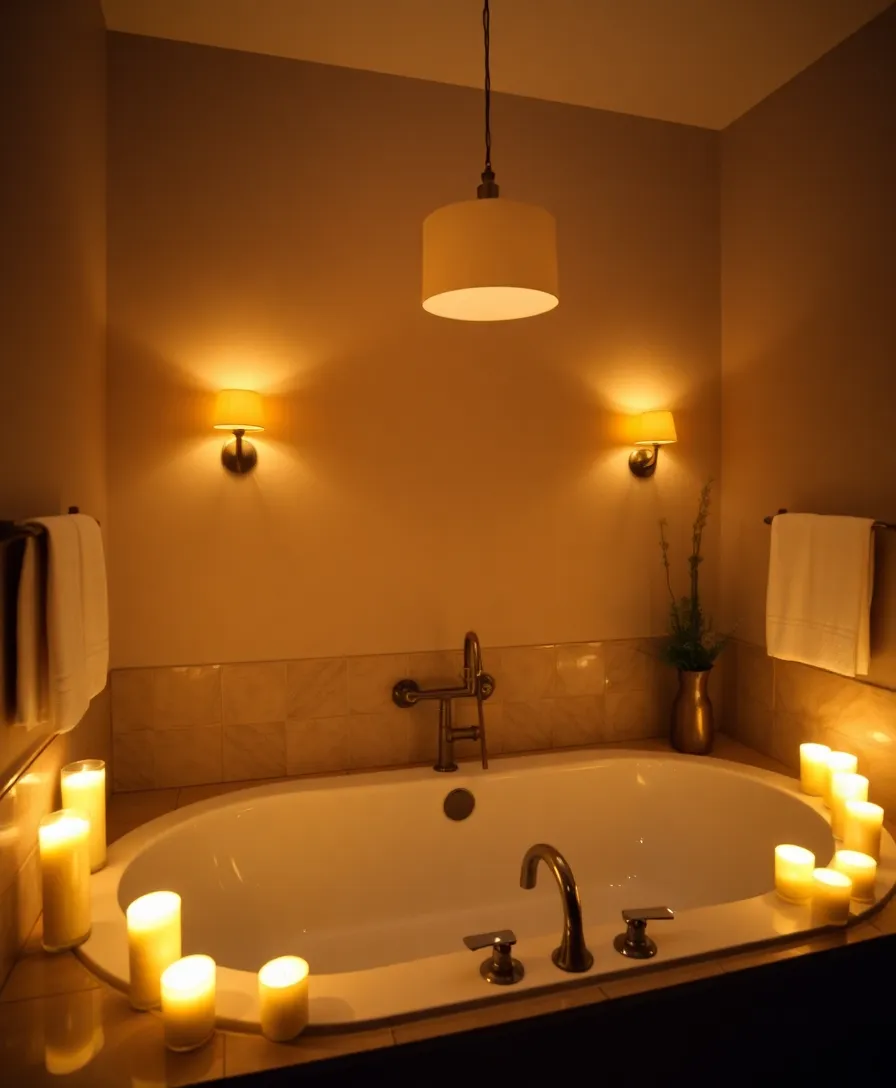 10 Bathroom Trends that will Transform Your Space into a Tranquil Oasis! - 6. Ambient Lighting