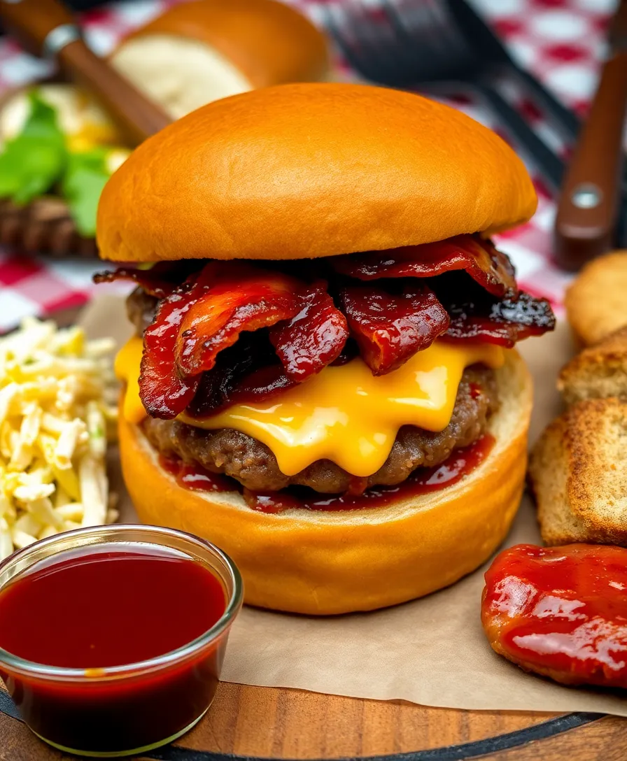 10 Crispy Cheeseburger Recipe Ideas That Will Make Your Taste Buds Dance! - 3. BBQ Bacon Cheeseburger