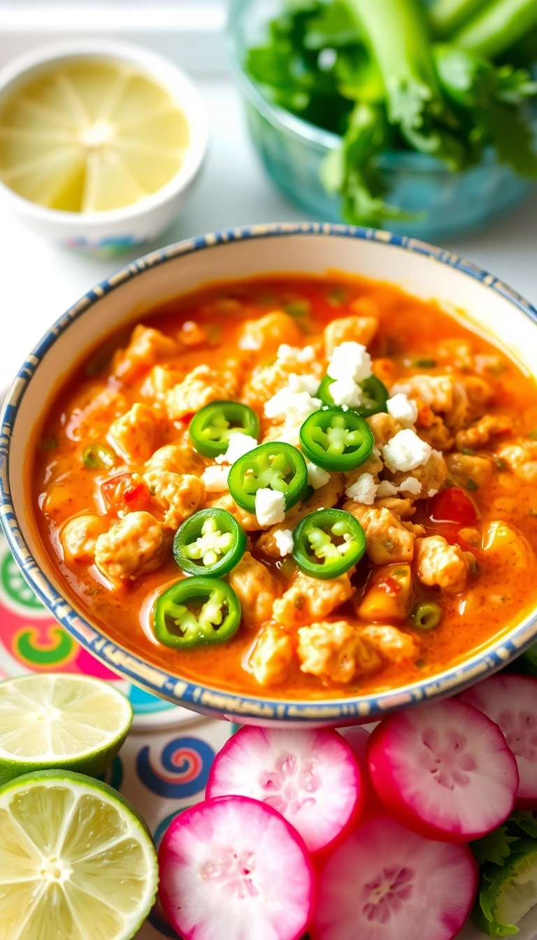 20 Creamy White Chicken Chili Ideas That'll Make Your Taste Buds Dance! - 2. Spicy Jalapeño White Chicken Chili