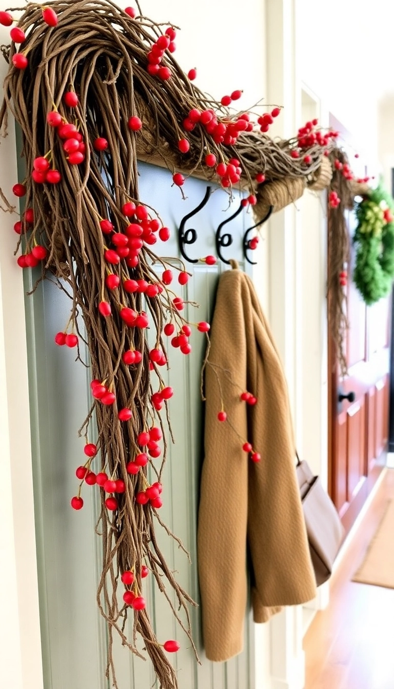 41 DIY Christmas Garland Ideas to Add Festive Flair 13 21 Unique DIY Christmas Garland Ideas That Will Wow Your Guests This Year! - Grapevine and Berry Garland
