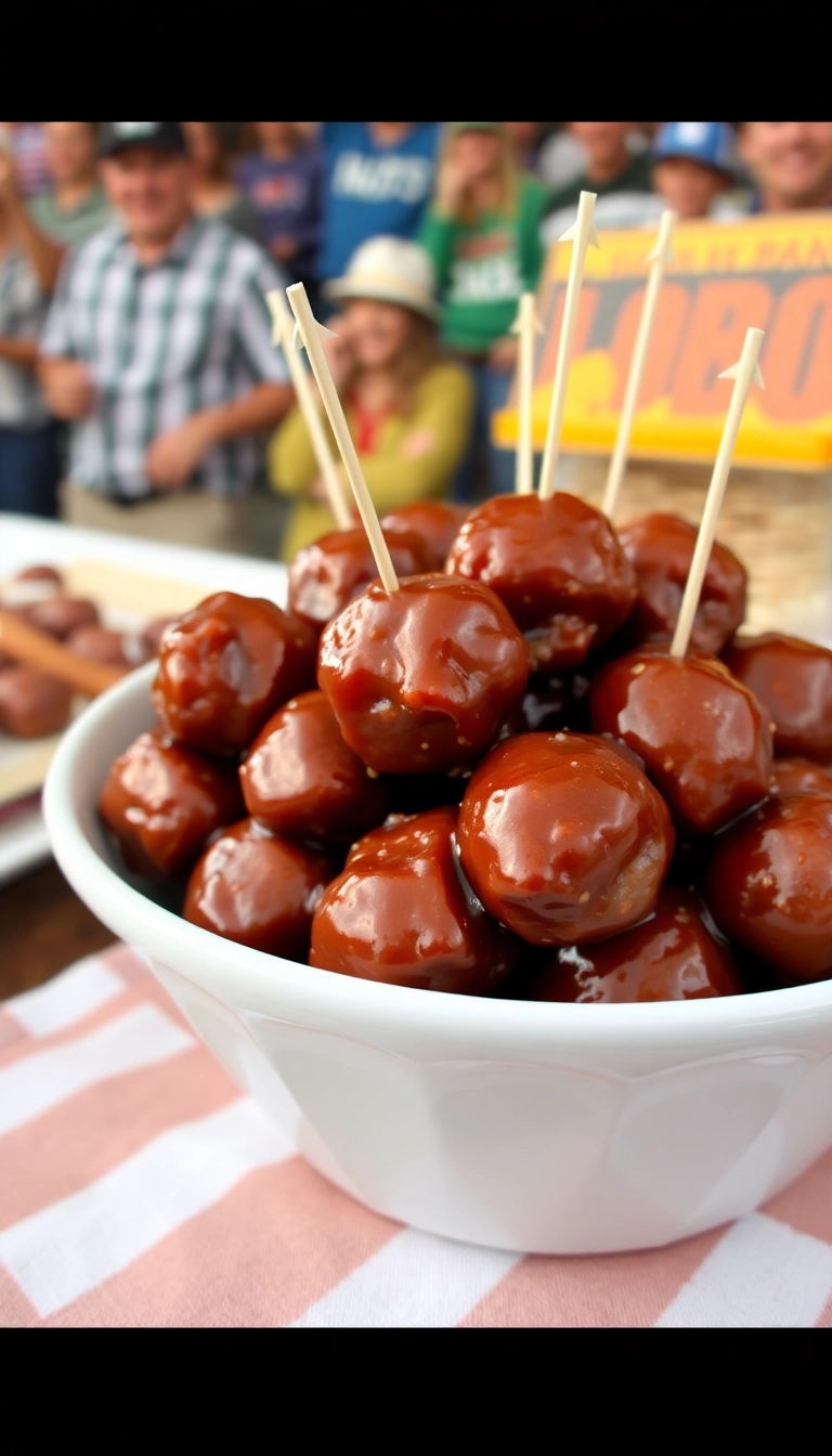 20 Tailgate Food Ideas That Make Game Day Unforgettable (You Won't Believe #7!) - 18. Meatballs