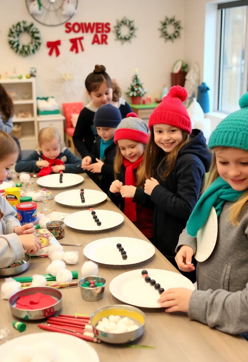 Winter Wonderland: January Preschool Crafts and Ideas This New Year! - 10. Paper Plate Snowmen