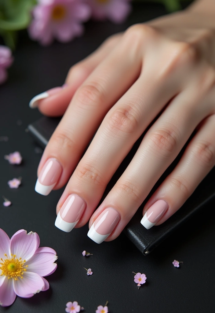 These 10 Spring 2025 Nail Designs Will Instantly Elevate Your Style Game! - 7. Classic French Twist