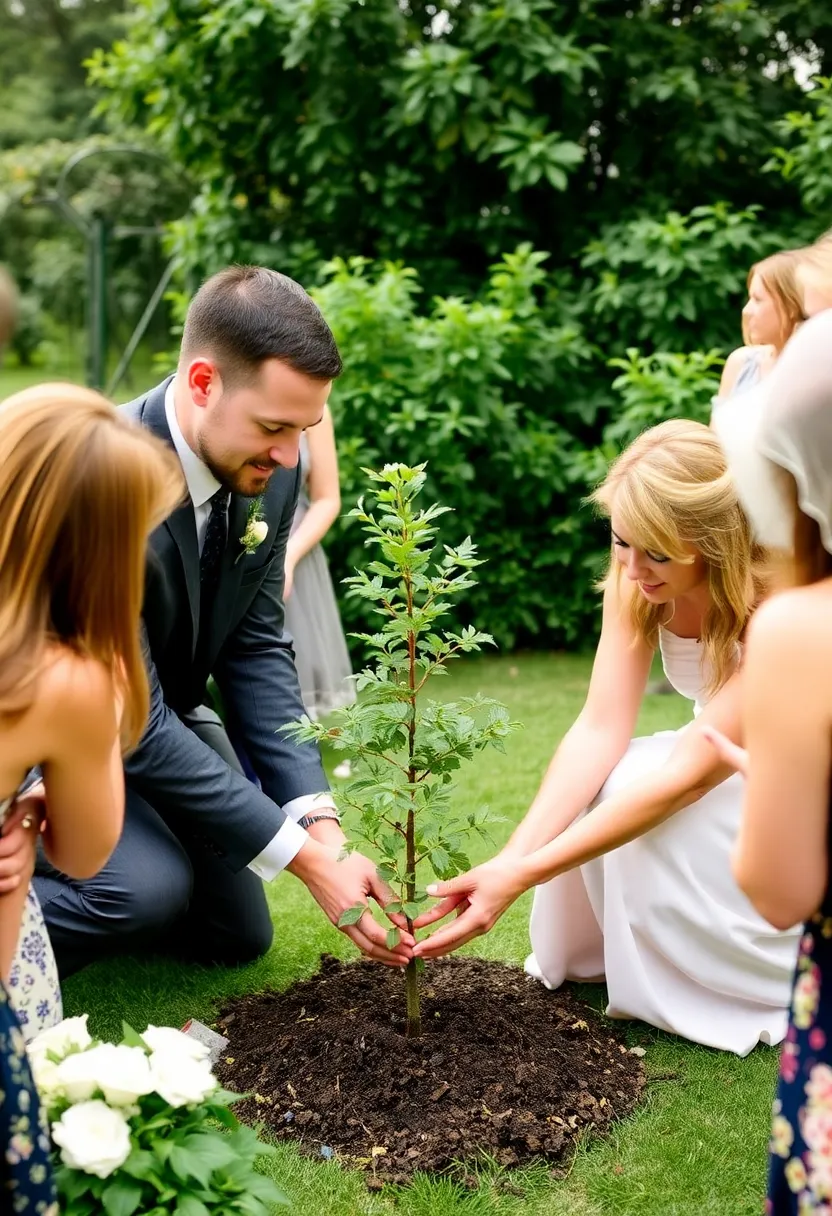 21 Stunning Green Wedding Theme Ideas That Will Make Your Heart Skip a Beat! - 20. Green Ceremony Rituals