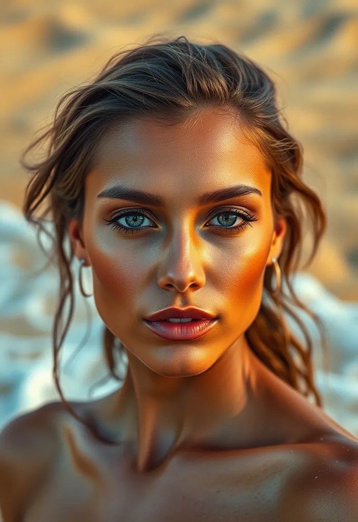 Brown Color Palette: The Ultimate Guide to Aesthetic Beauty Trends! - 8. Bronze Goddess: Shimmer and Shine