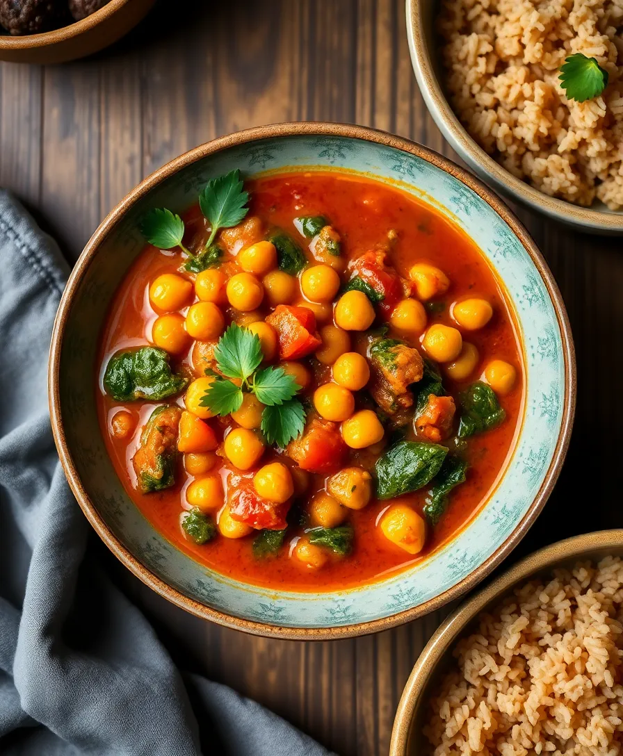 15 Delicious Meals That Are Easy and Nutritious! - 3. Spicy Chickpea and Spinach Stew