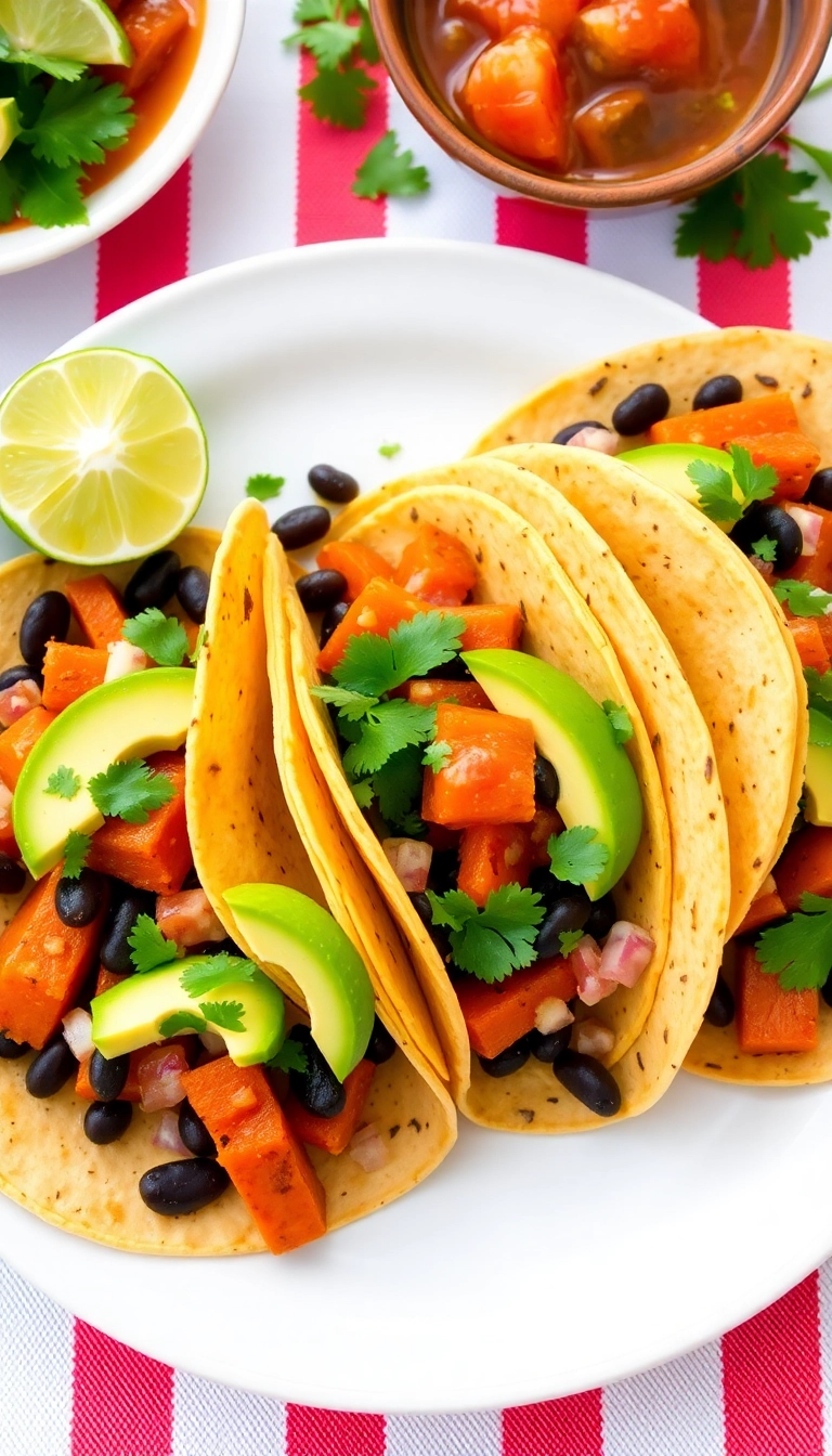 10 Healthy Meals You Can Make in 30 Minutes (Your Family Will Love #5!) - 4. Sweet Potato and Black Bean Tacos