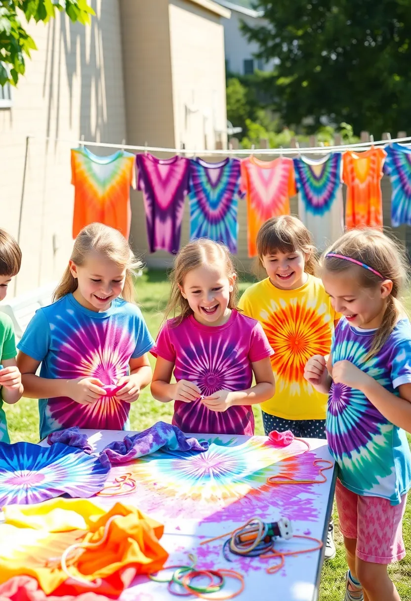 20 Fun Crafts for Kids That'll Keep Them Busy for Hours (You'll Love #15!) - 13. DIY Tie-Dye