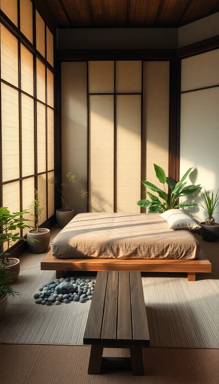 21 Minimalist Bedroom Inspirations That Will Transform Your Space (You Won't Believe #8!) - 1. Zen-Inspired Retreat