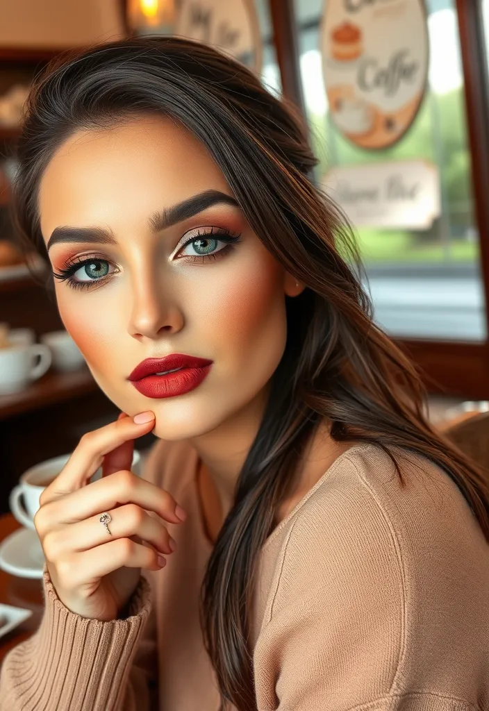 Brown Color Palette: The Ultimate Guide to Aesthetic Beauty Trends! - 6. Mocha Madness: Blending Sweet and Rich