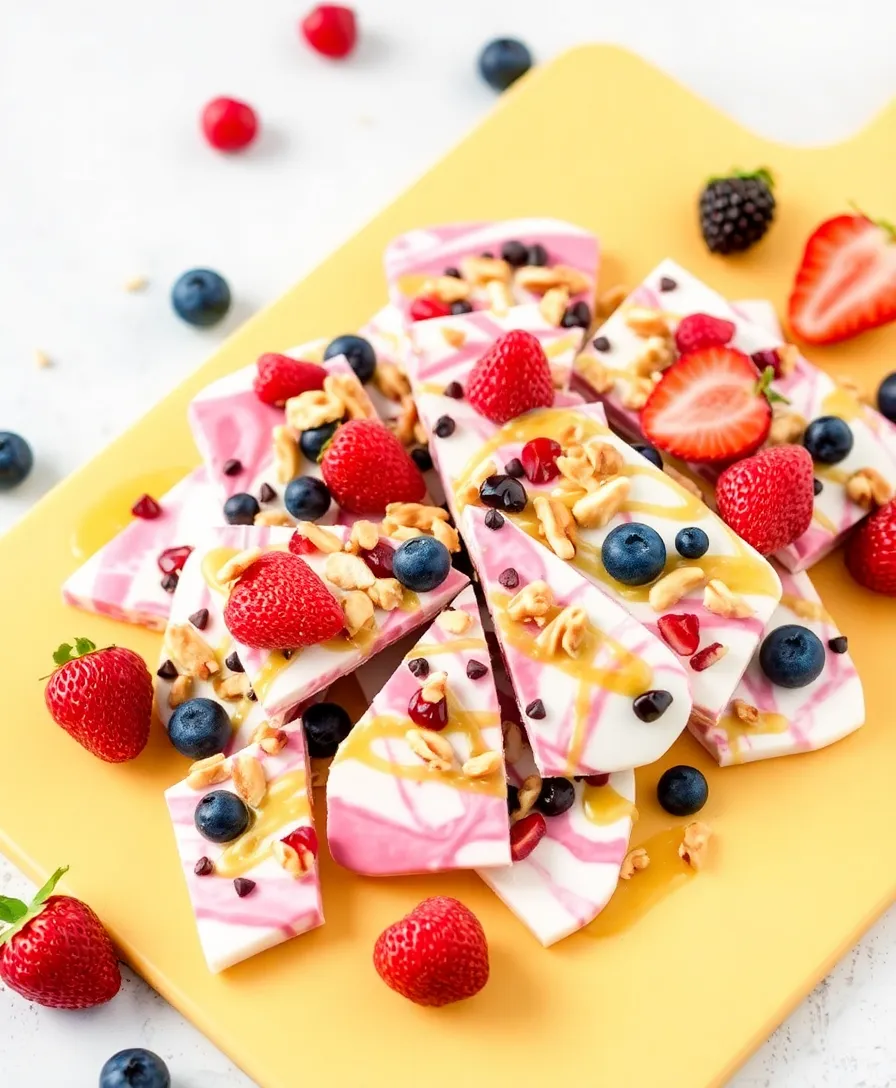 18 Healthy Snacks Your Kids Will Actually Love (Surprise #9 Is a Game Changer!) - 9. Frozen Yogurt Bark (Game Changer!)