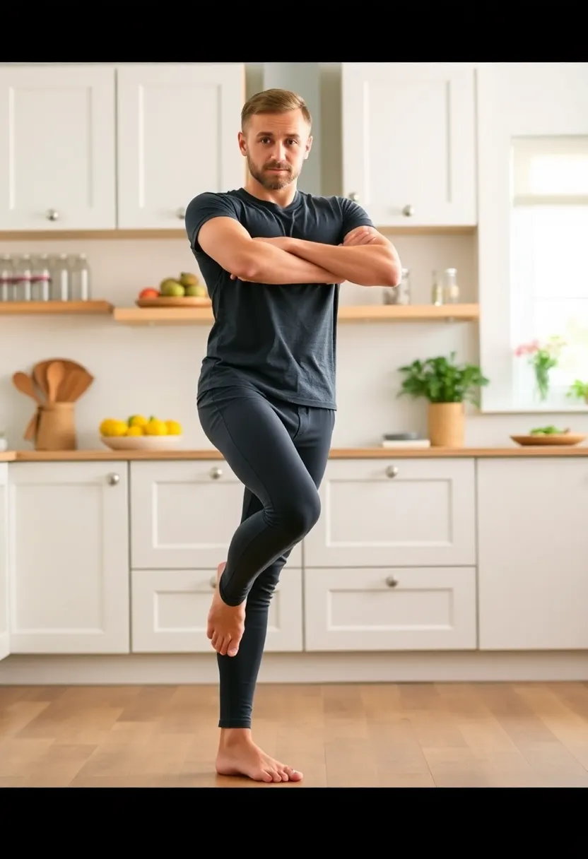 15 No-Equipment Home Workouts That’ll Transform Your Body in Just 30 Minutes! - 12. Standing Calf Raises: Simple Yet Effective