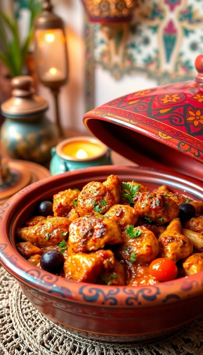 20 Cozy Winter Dinner Recipes That Will Warm Your Heart (You Won't Believe #5!) - 18. Moroccan Chicken Tagine