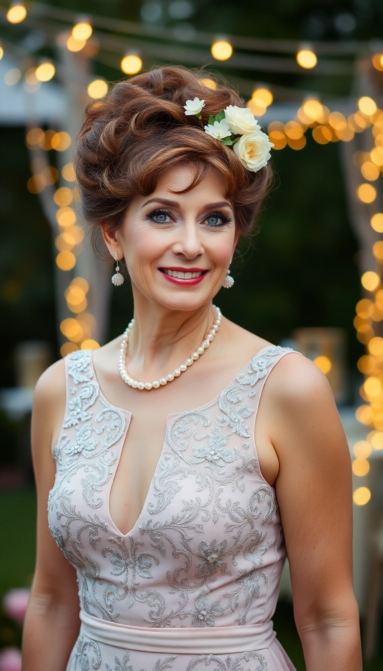 20 Sassy Hair Older Women Hairstyles That Will Turn Heads! - 8. Elegant Updo