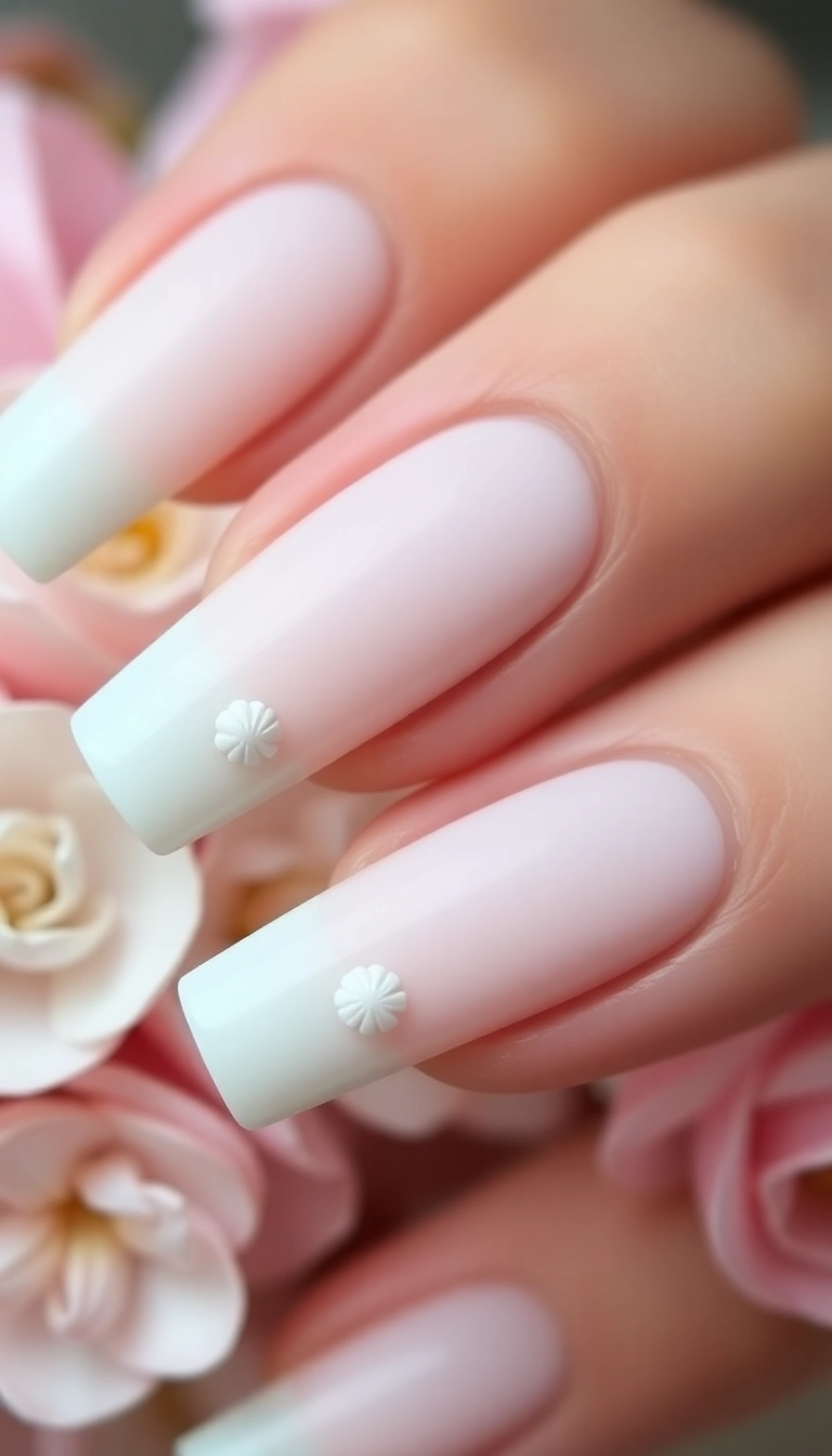 13 Seashell Nail Art Ideas That Will Leave You Shell-Shocked! - 13. Chic French Tip Shells