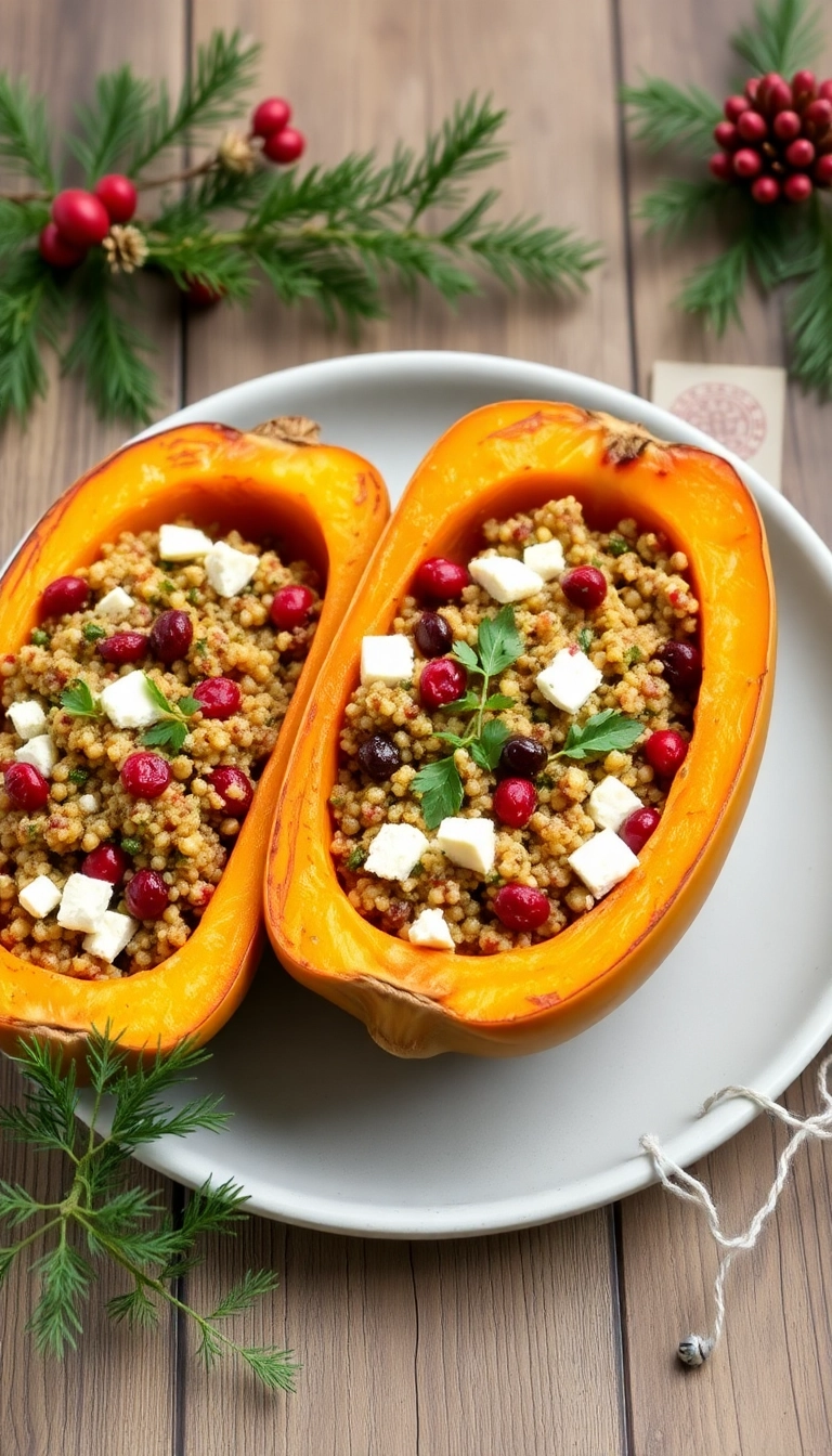 20 Delicious Christmas Eve Dinner Ideas to Impress Your Guests (You Won't Believe #12!) - 3. Stuffed Butternut Squash