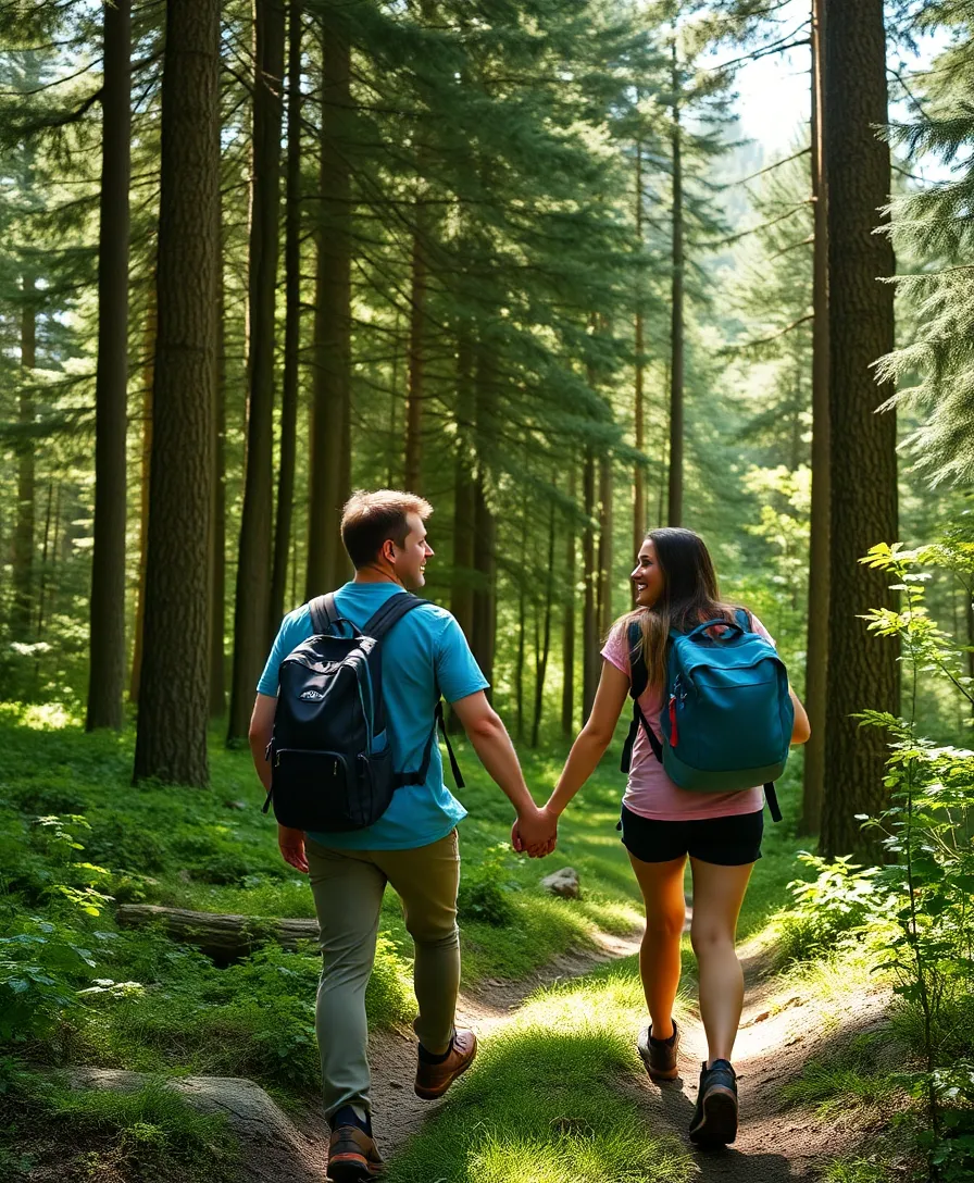 20 Unforgettable Valentine's Day Photo Shoot Ideas That Couples Will Adore (You’ll Love #12!) - 7. Adventure in Nature