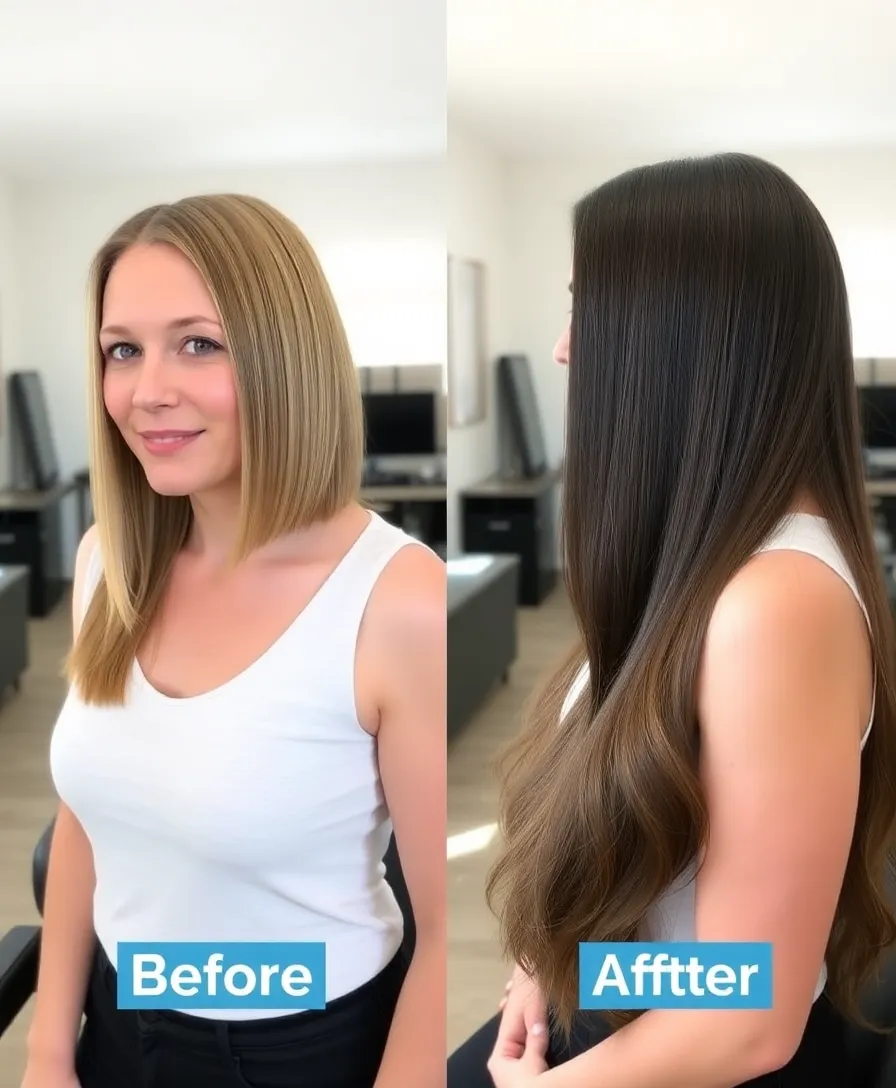 10 Stunning Hair Extensions Before and After Photos That’ll Leave You Speechless! - 1. From Short to Long: The Magic of Length