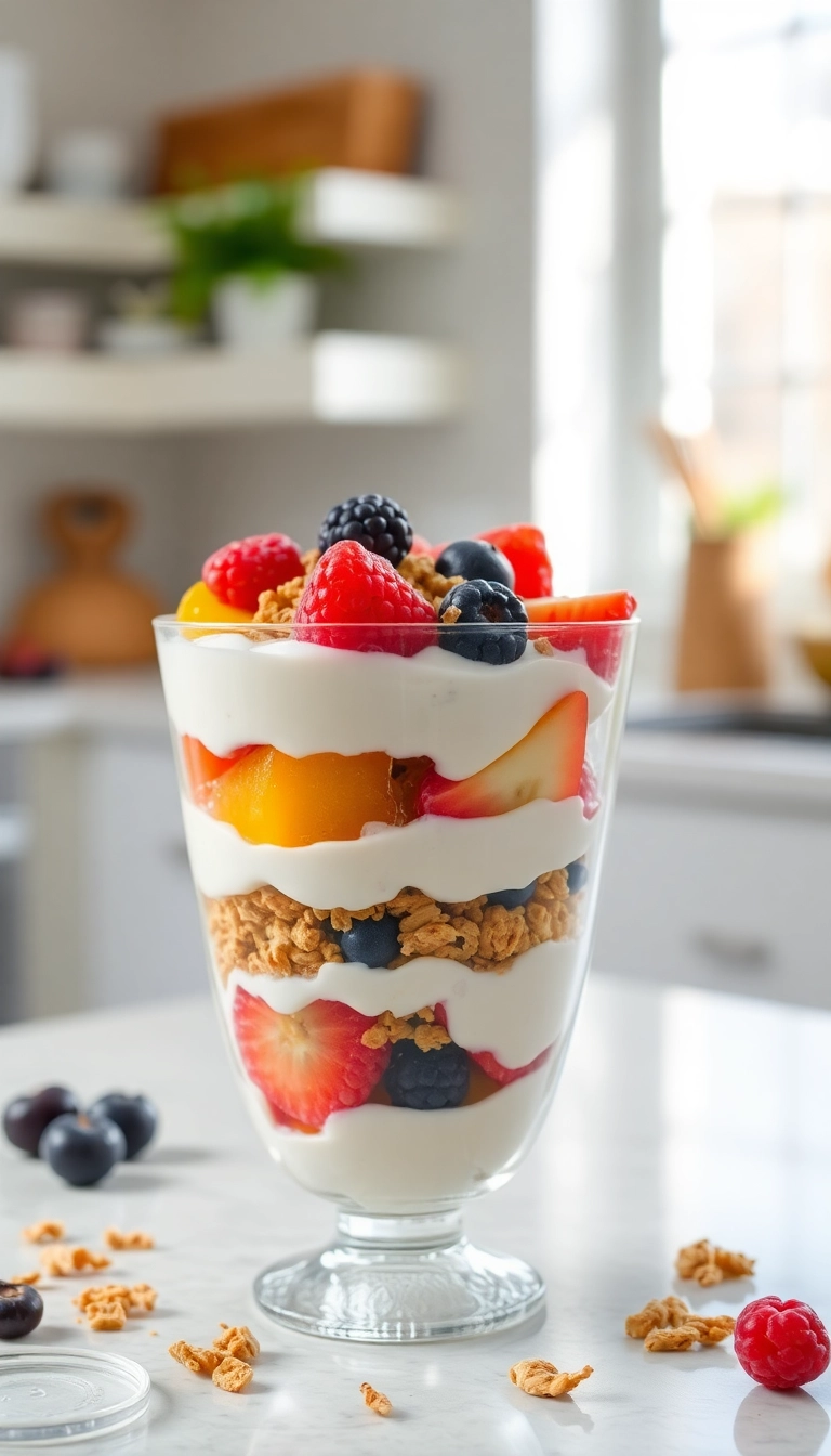 21 Healthy Winter Meals That’ll Warm Your Soul (And Your Kitchen!) - 13. Greek Yogurt Parfait with Winter Fruits