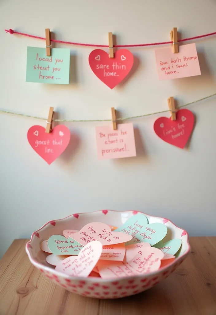 12 Cozy Valentine's Day Home Decor Ideas You Can't Miss This Year! - 5. Customized Love Notes