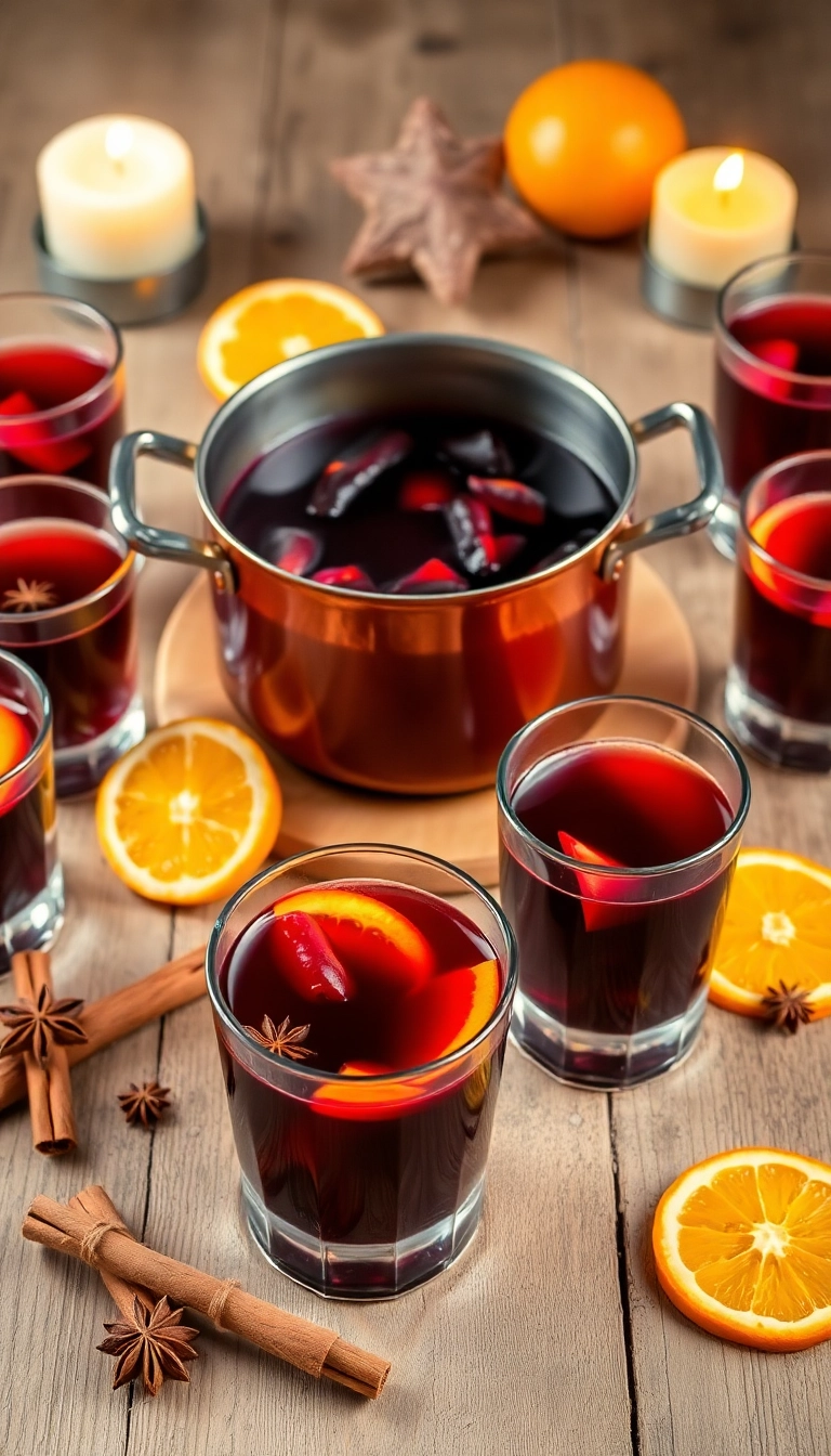 19 Christmas Drinks Ideas That'll Make Your Holiday Parties Sparkle! - 6. Mulled Wine