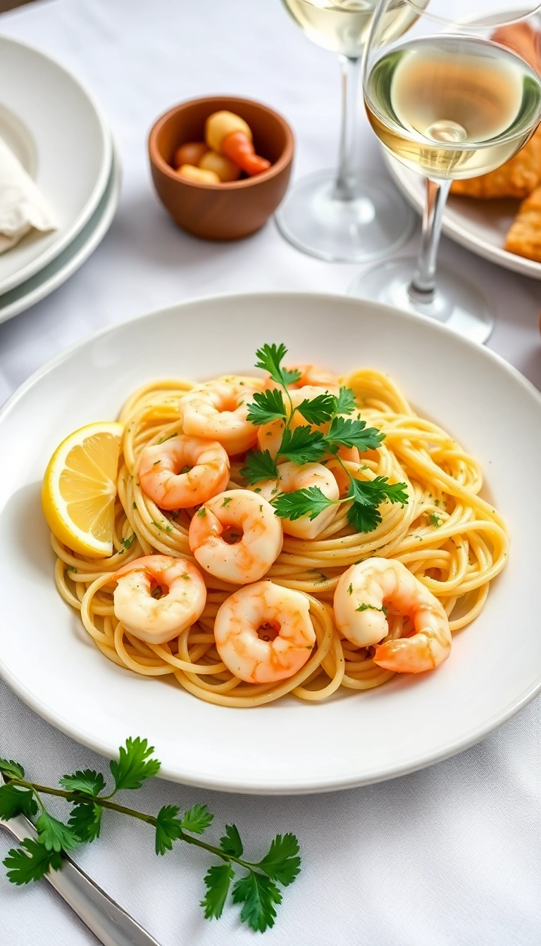 20 Cozy Winter Dinner Recipes That Will Warm Your Heart (You Won't Believe #5!) - 10. Garlic Butter Shrimp Pasta