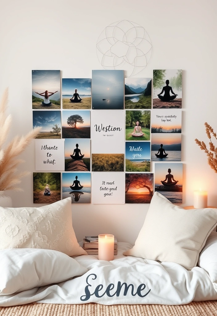 15 Vision Board Ideas That Will Transform Your Dreams into Reality! (You Won't Believe #13) - 10. Mindfulness and Peace