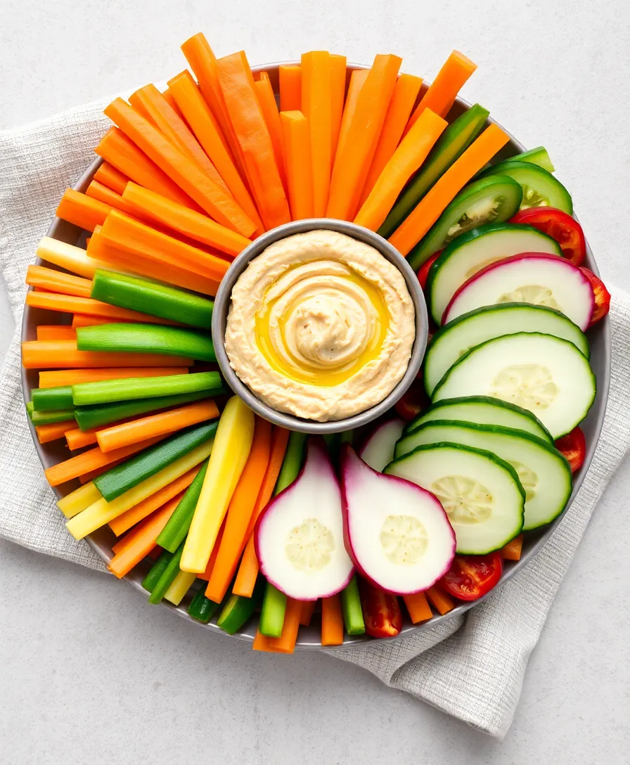 10 Healthy Snacks You Can Make in 5 Minutes or Less (Your Cravings Will Thank You!) - 3. Veggies & Hummus