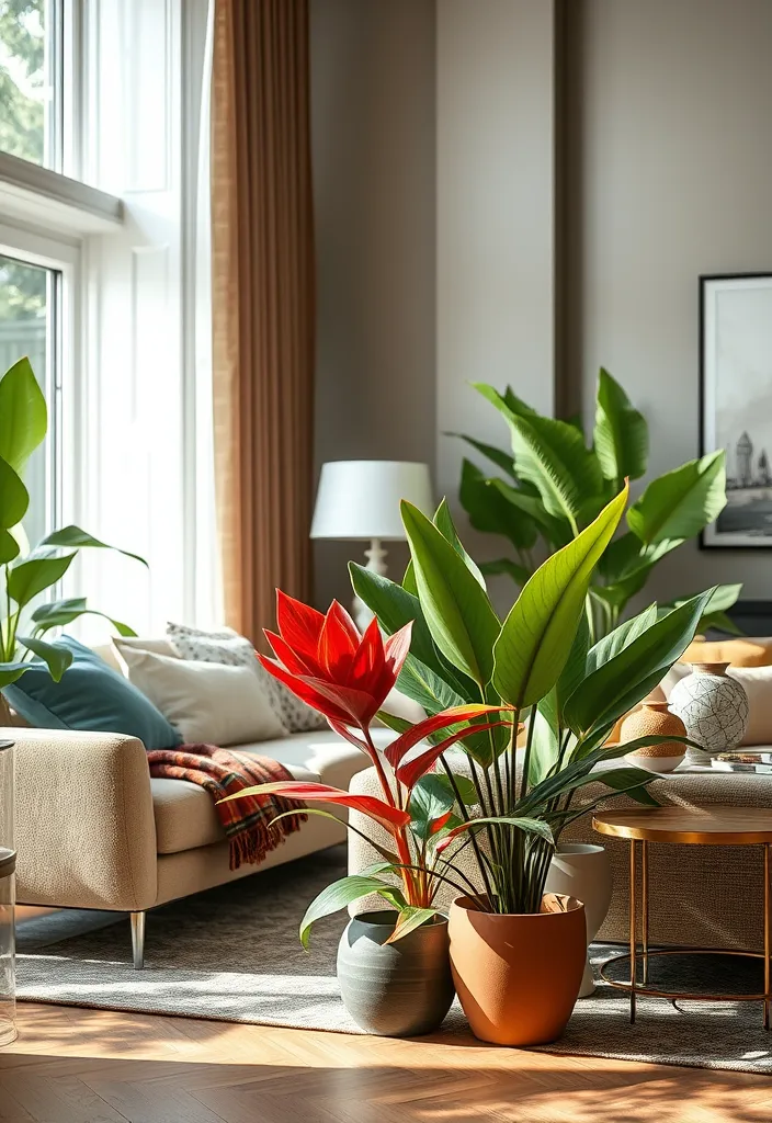 15 Creative Ways to Use Plants in Your Home Decor (Prepare to Be Inspired!) - 15. Use Plants to Enhance Your Color Scheme