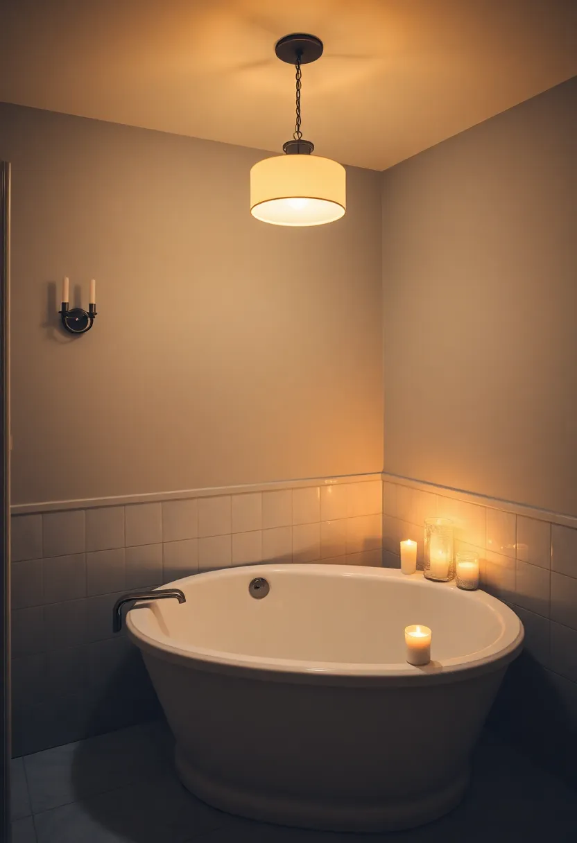 10 Bathroom Trends that will Transform Your Space into a Tranquil Oasis! - 6. Ambient Lighting