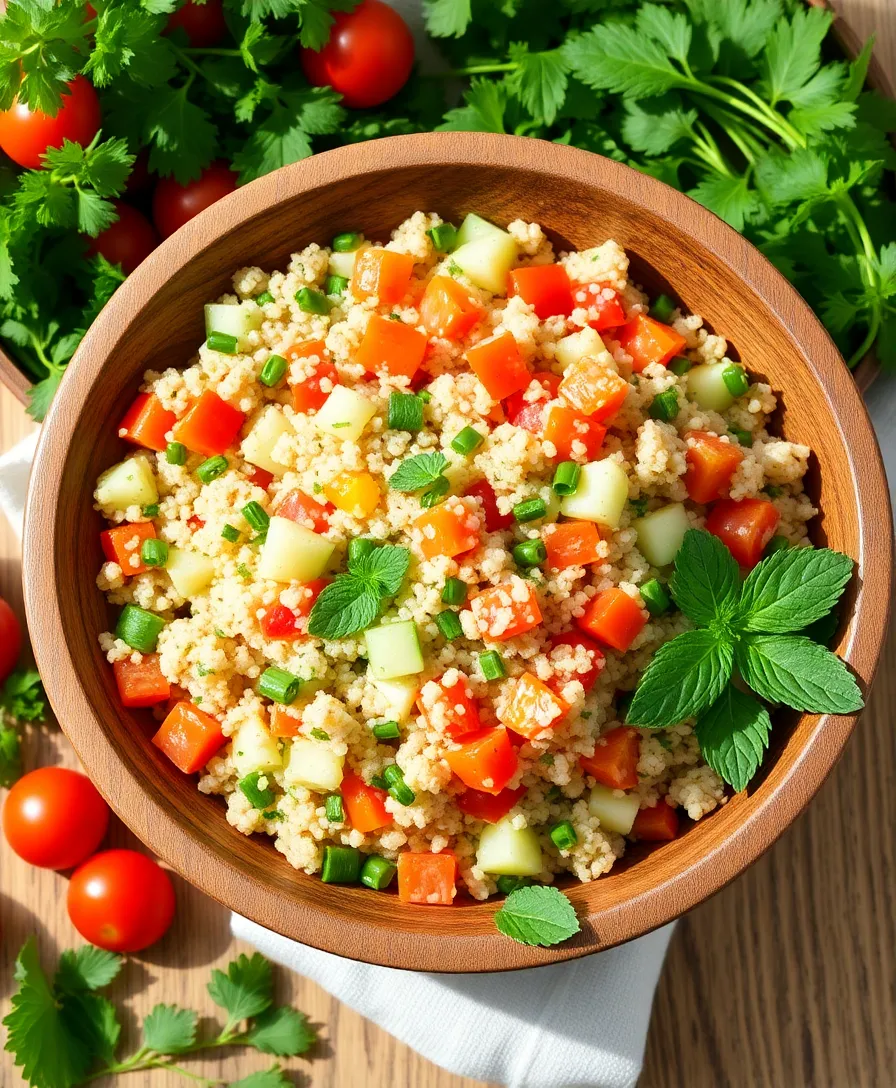 18 Mouthwatering Healthy Salads That'll Make You Forget All About Pizza (#6 Is a Must-Try!) - 1. Quinoa Tabbouleh Salad