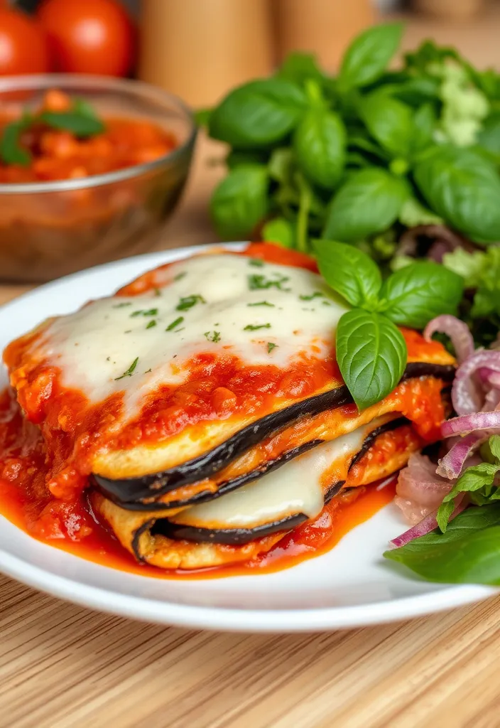 18 Healthy Crockpot Recipes You Won't Believe Are Low-Calorie! - 16. Eggplant Parmesan