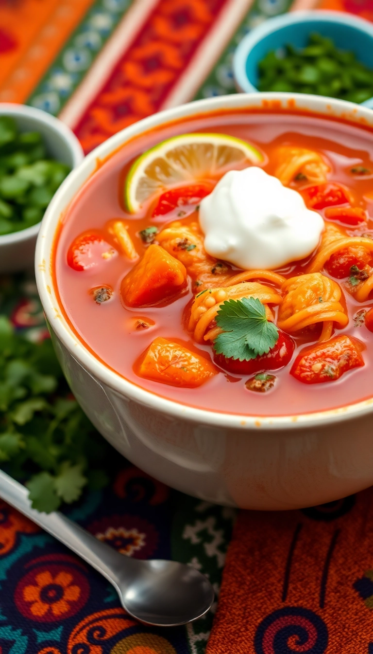 18 Chicken Noodle Soup with Rotisserie Ideas That'll Make Your Taste Buds Dance! - 2. Spicy Chipotle Chicken Noodle Soup