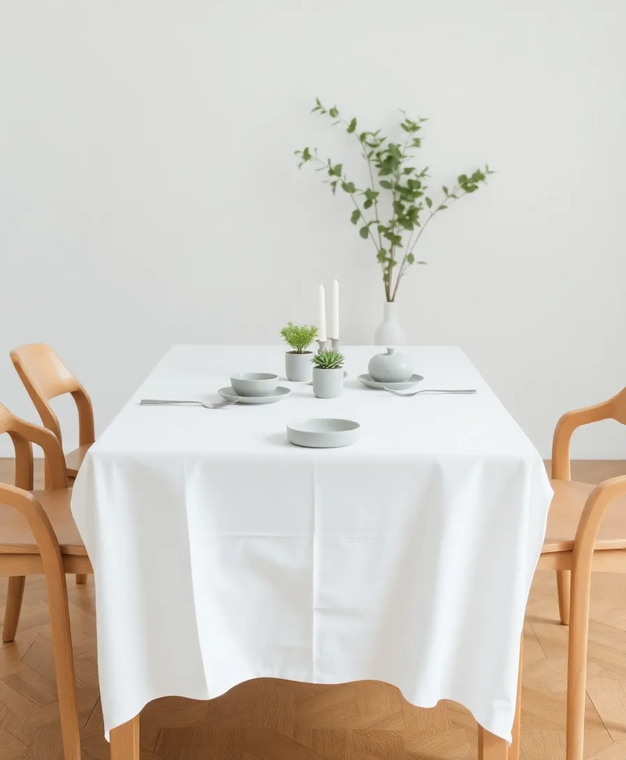 Christmas Table Settings: How to Create the Perfect Holiday Table! - 9. Minimalist Scandinavian Design