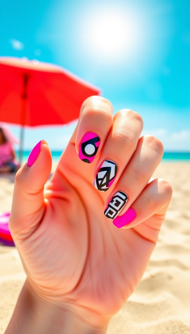 27 Stunning Pink Nail Ideas That Will Turn Heads (You Won't Believe #15!) - 5. Neon Pink Pop