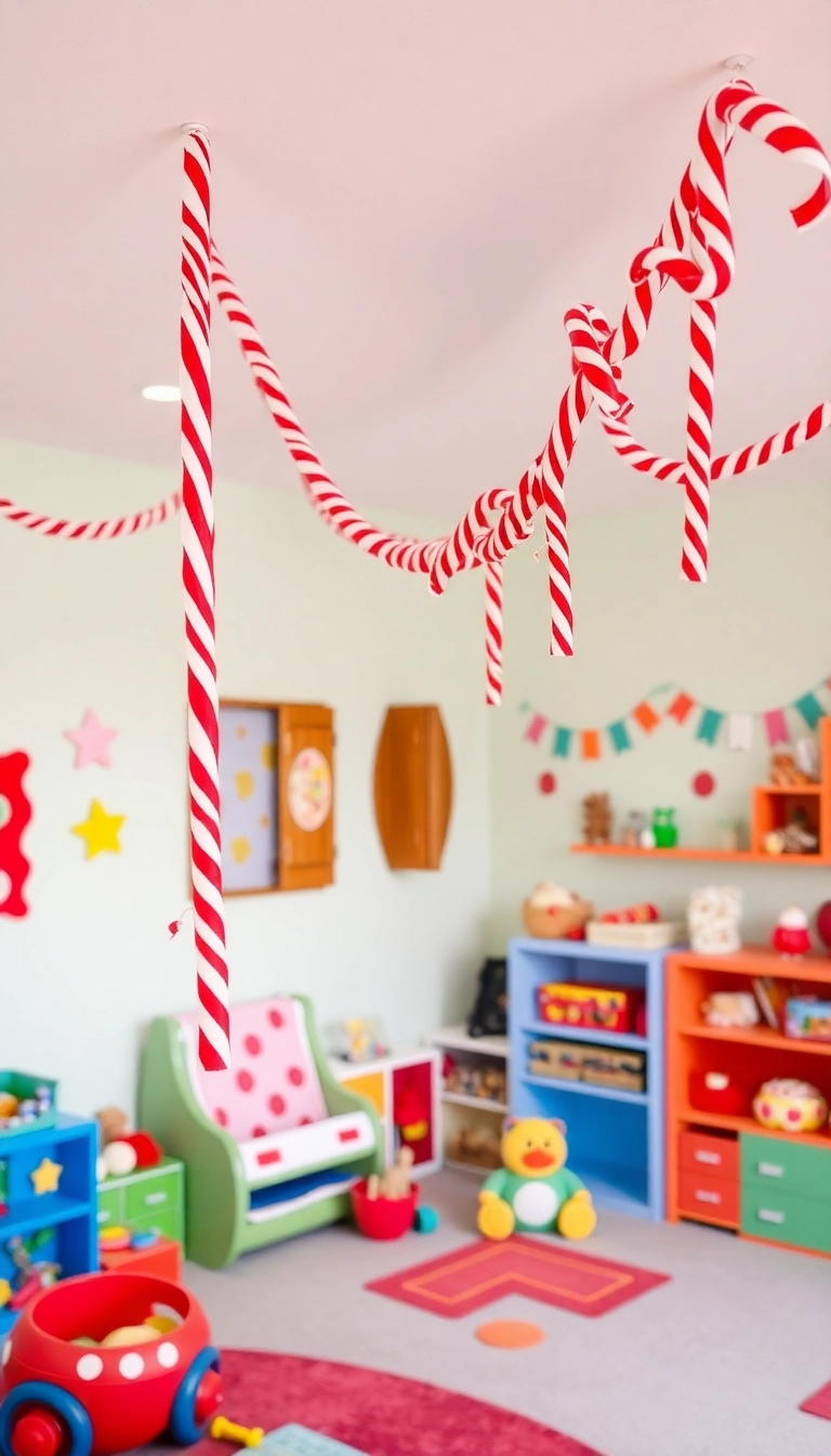 41 DIY Christmas Garland Ideas to Add Festive Flair 17 21 Unique DIY Christmas Garland Ideas That Will Wow Your Guests This Year! - Candy Cane Garland