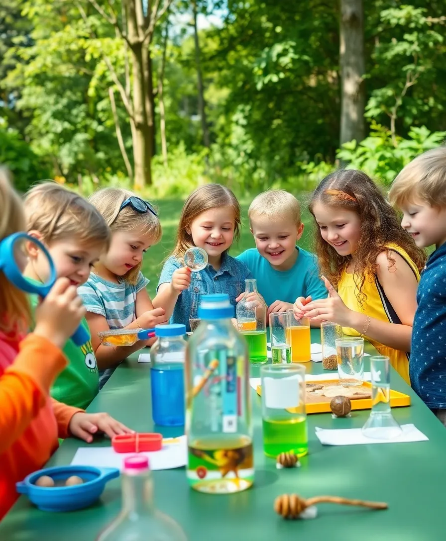 21 Creative Kids Outdoor Play Area Ideas That Will Encourage Imagination (Wait Until You See #7!) - 18. Outdoor Science Lab