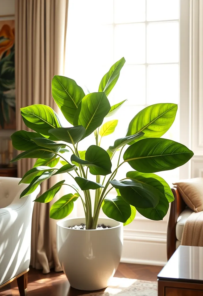 15 Air-Purifying Plants That'll Transform Your Home into a Breath of Fresh Air! - 14. Fiddle Leaf Fig (Ficus lyrata)