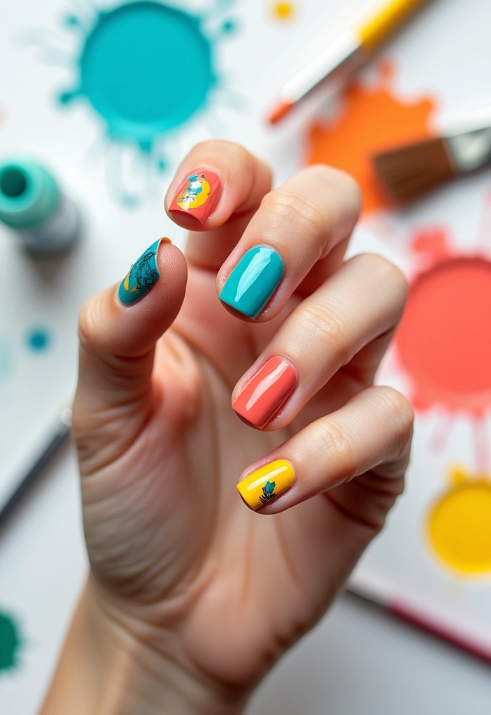 These 10 Spring 2025 Nail Designs Will Instantly Elevate Your Style Game! - 6. Abstract Art