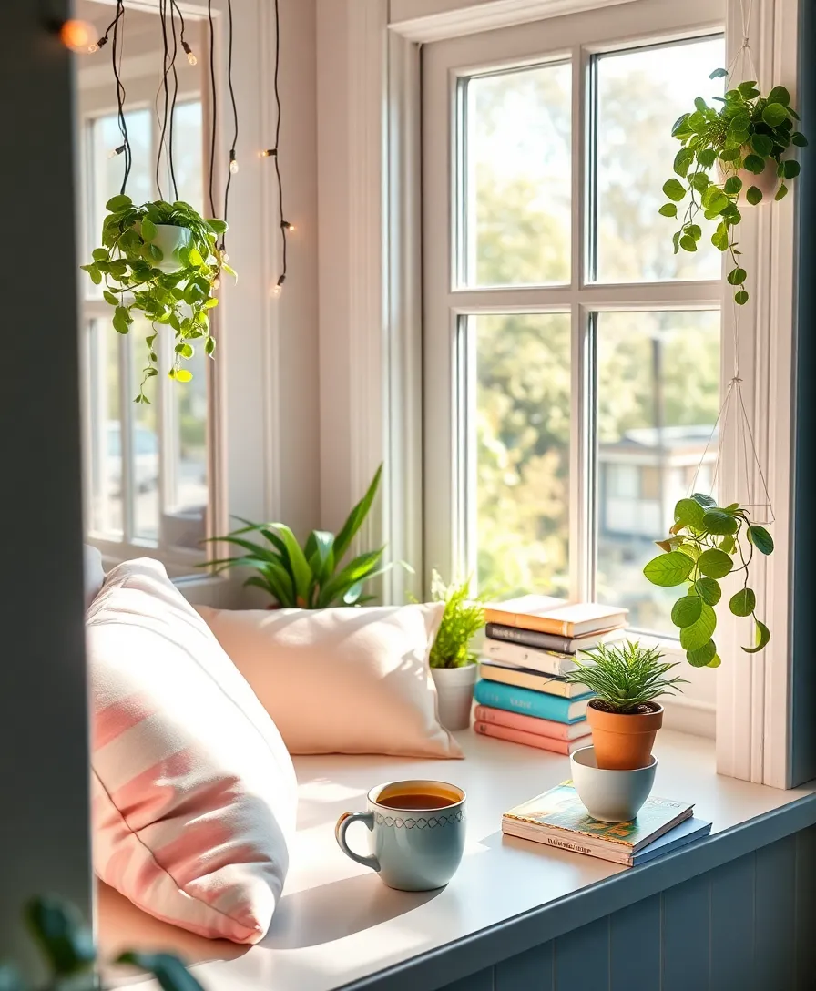 14 Cozy DIY Reading Nooks That Are Perfect for Book Lovers (You’ll Wish You Had #4!) - 1. The Window Seat Retreat