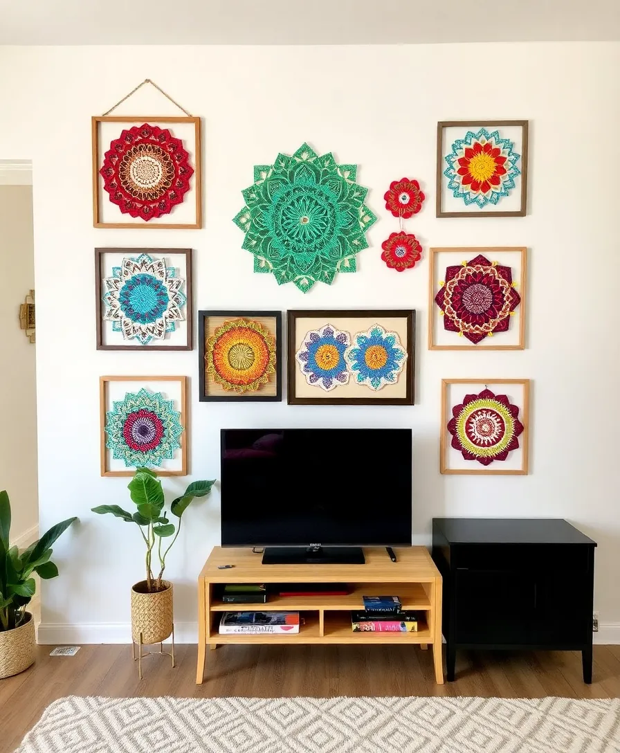 10 DIY Crochet Projects That Will Bring Comfort and Style to Your Home (Get Inspired by #2!) - 4. Crochet Wall Art