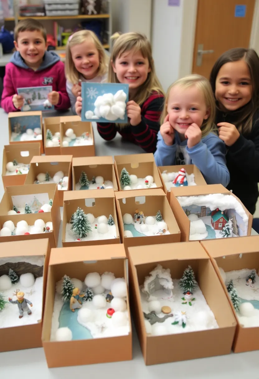 Winter Wonderland: January Preschool Crafts and Ideas This New Year! - 11. Winter Scene Dioramas