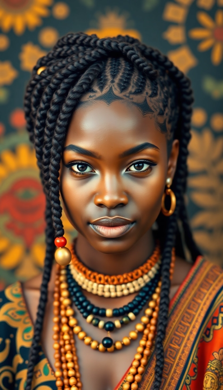 24 Stunning Braided Hairstyles for Black Women That Will Turn Heads! - 16. Tribal Braids