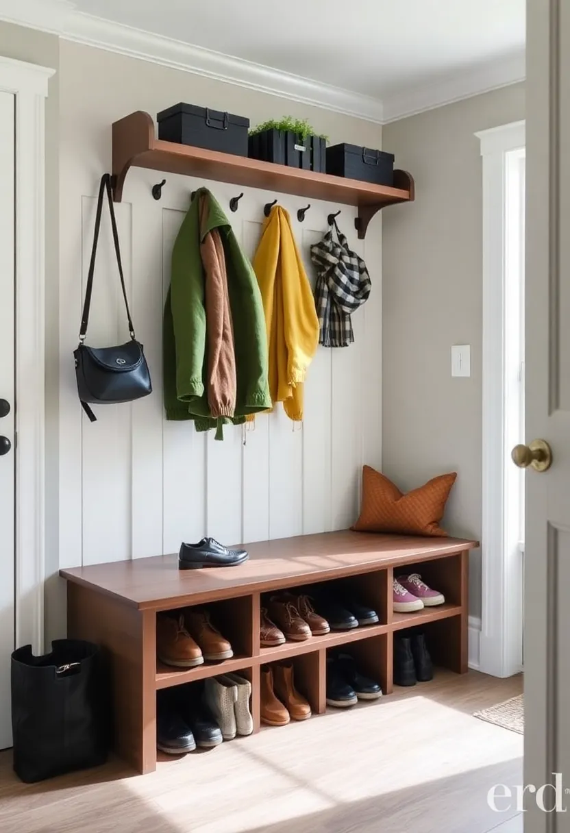 19 DIY Home Improvement Hacks That’ll Boost Your Home’s Value (You Won't Believe #14!) - 11. Create a Functional Mudroom