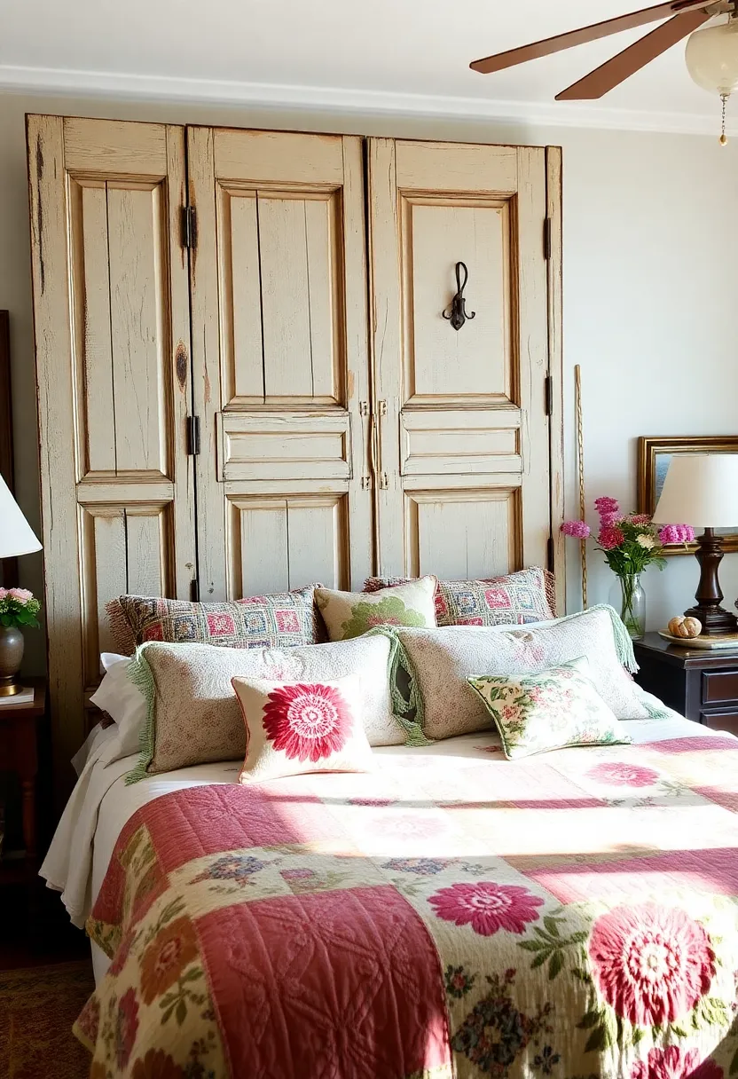 20 Upcycled Decor Ideas That'll Inspire Your Inner Vintage Lover! - 7. Vintage Door Headboard