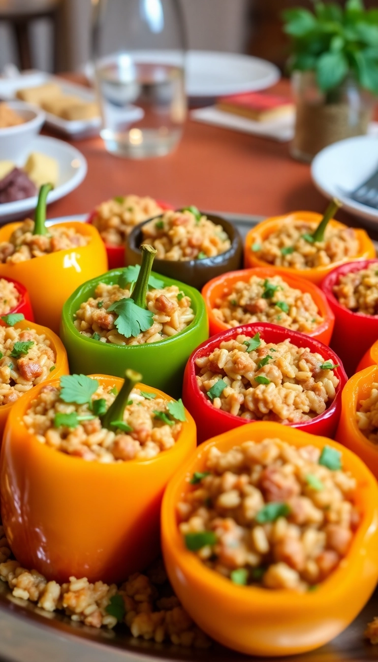 20 Cozy Winter Dinner Recipes That Will Warm Your Heart (You Won't Believe #5!) - 6. Savory Stuffed Peppers